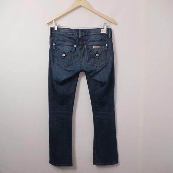 Hudson Crop Beth Baby Boot Dark Wash Size 26 - Picture 6 of 12